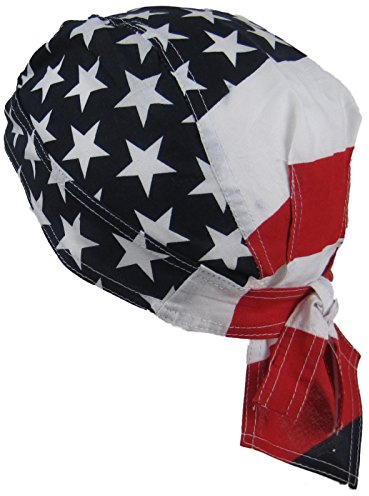 BANDANA Foulard États Unis USA US étoiles et rayures drapeau motif