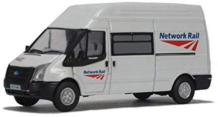 Oxford Diecast 76FT005 Ford Transit Network Rail White OO Gauge