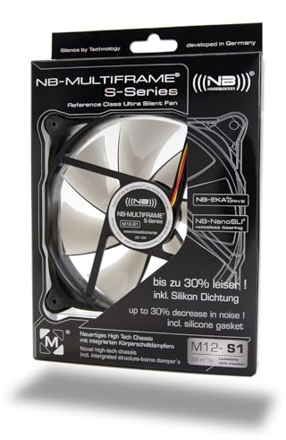 Noiseblocker M12-S1 S-Series Multiframe Gehäuse-Lüfter 120mm