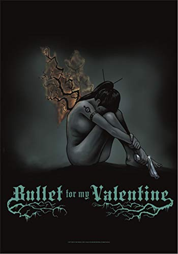 BULLET FOR MY VALENTINE FLAGGE / FAHNE / POSTERFLAGGE BURNING WINGS