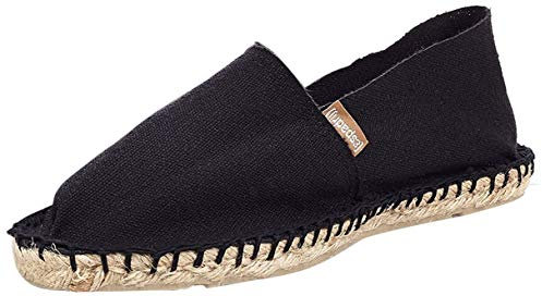 Espadrij L'Originale Classic Damen schwarz, Black, Noir (39)