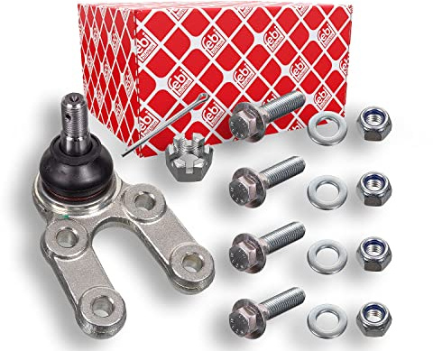 febi bilstein 41717 Traggelenk mit Anbaumaterial, 1 Stück | Kompatibel mit: GM KOREA KORANDO, KORANDO Cabrio, MUSSO, SSANGYONG KORANDO, KORANDO, KORANDO Cabrio, MUSSO, MUSSO SPORTS