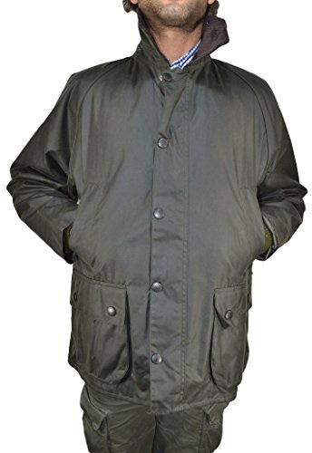 Barbour Bedale Wachsjacke Dunkelgrün - Grösse 54 - Herren - Bekleidung - Regular-fit - Baumwolle - Perfekt für Herbst und Winter