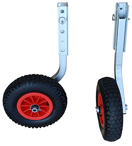 Brocraft Boat Launching Wheels/Boat Launching Dolly 12 Wheels for Inflatable Boats & Aluminum Boats