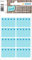 HERMA 3773 Tiefkühletiketten, 48 Stück, 26 x 40 mm, 8 pro Bogen, selbstklebend, matt, blanko Papier Gefrieretiketten zum Beschriften, Klebeetiketten Aufkleber für Gefriergut, blau