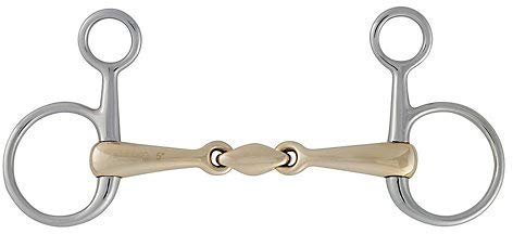 Stübben Gebiss 2235 Baucher-Trense doppelt gebrochen - 14,0 cm - 16 mm - Sweet Copper