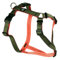Feltmann Brustgeschirr Soft Nylonband, Khaki mit Muster, 55-75cm, 20mm