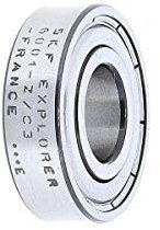 SKF 6001-Z / C3 Einreihiges Rillenkugellager, 12 x 28 x 8 mm