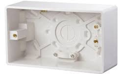 CLICK Mode CMA086 2 Gang 47mm Deep Pattress Box
