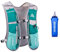 AONIJIE 5L Multifunktionale Ultrleicht Fahrradrucksack / Trinkrucksack Getränketasche mit 500ML Trinkflasche für Wandern, Training, Laufen, Klettern (HellBlau mit 500ml Trinkflasche)