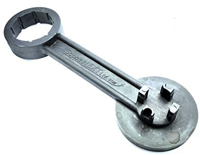 Clé de serrage multi fonctions en nylon pour bidons et fûts