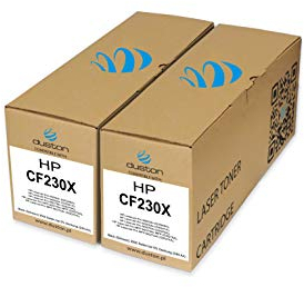 duston 2X CF230X, 30X Schwarz Toner kompatibel mit HP Laserjet Pro M203 M227