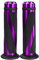NICOLIE Alluminio 7/8 Moto Manubrio Manopole In Gomma-Viola