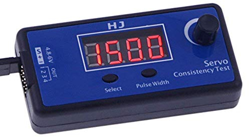 DollaTek Digital Servo Tester, Drehzahlregler für RC Hubschrauber Flugzeug Auto Motor Gasanzeige