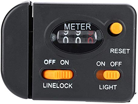 Pesca Line Counter, Pesca a Traina Elettronico Ailao Sea Line Contatore Pesca Display Bobina Digitale (Nero)