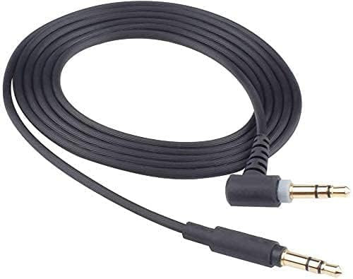 Aiivioll Kopfhörer Ersatz-Audio Kabel Kompatibel mit Sony MDR -10R MDR-1A MDR-1000X MDR-100ABN WH-1000XM2 WH-1000XM3 WH-H900N WH-H800 WH-CH700N MDR-100AAP MDR-100A Funkkopfhörer (Schwarz / 1.2M)