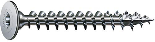 SPAX Rückwandschraube ohne Linse 4.0x 20 Torx 20 Wirox-Silber Inhalt: 300 Stück