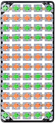 i-flair Tellerlattenrost 80x200 cm, Lattenrahmen Ergo IF57 mit Tellerfedern - für alle Matratzen und Betten geeignet