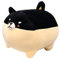 Uposao Corgi Plüschtier Hund Plüsch Kissen, Gefüllt Shiba Inu 3D Tier Dekokissen Hundepuppen weiche süße Shiba Inu Akita Kuscheltiere Spielzeug Geschenke für Baby Kinder,Schwarz,40CM