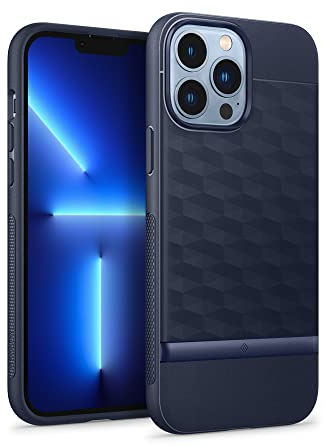 Caseology Parallax Hülle Kompatibel mit iPhone 13 Pro Max - Midnight Blue