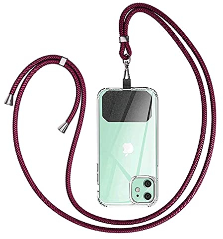 GUMO-LONG Handyband Universal zum Umhängen - Kompatibel mit jedem Handy und Smartphone, Kette zum Umhängen, Hülle mit Kordel, Handyband mit jeder Hülle kombinierbar