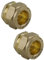 UKDD® 15mm Compression Stop End Cap WRAS Approved - Pack of 2