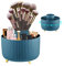 DASIAUTOEM Kosmetik Make Up Organizer, 360°Drehbarer Pinsel Organizer, Kosmetikregal, Lidschattenpinsel Lippenstift Etui, Kosmetik Organizers für Zimmer Decor Frisiertisch, Bad (Dunkelgrün)