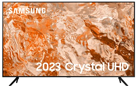 Samsung 43 Inch UHD UE43CU7110 HDR Smart TV (2023) - 4K Crystal Processor, Adaptive Sound Audio, PurColour, Built In Gaming TV Hub, Smart TV Streaming & Video Call Apps And Image Contrast Enhancer