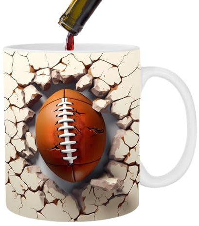 Veeteah Tazze da caffè effetto divertente | 350 ml tazze resistenti alle alte temperature con ceramica liscia – Tazze da caffè creative per tavolo da computer, caffè, tavolino da caffè, tavolo da