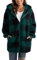 ABINGOO Veste Polaire Zippé pour Femme Chaude Sweats Manteau à Capuche Laine épais Blousons Fourrure Veste à Carreaux Grande Taille Cardigan Casual Mode Hiver Outerwear Ample(Vert,XXL)
