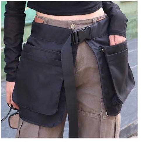 Werkzeugschürzenband Tragbare Taillen-Werkzeugtasche, verstellbarer Gürtel, Schürzentasche, Multifunktions-Elektriker-Schreiner-Werkzeugtasche for Gartenarbeit, Sanitär, Holzarbeiten (Color : M)