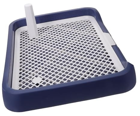 TOGEVAL Inodoro para Perros Bandeja para Jaula reemplazo Bandeja Jaula para Perros baño para Perros baño Orinal Trenes Inodoro Entrenamiento para Cachorros Bandeja Sanitaria Red