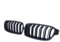 MLTLKPPVNG Auto Front Niere Grill Grille Racing Grills Für BM&W 3 Serie F30 F31 F35 2013-2019 Glanz Schwarz Doppel Lamellen Auto Zubehör Nieren Kühlergrill(Matt-schwarz)