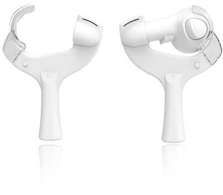 2Pcs Tischtennisschläger Griff Griff für Quest 3,VR Tischtennisschläger Adapter,Touch Controller Spielen Tischtennisschläger VR Gaming Zubehör