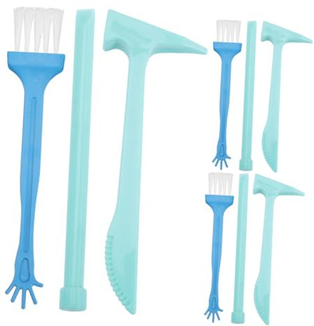 ERINGOGO 9sätze Teiliges Set Kinderwerkzeug Mit Hammer Meißel Und Pinsel Archäologische Ausgrabungswerkzeuge Für Jungen Und Mädchen Perfektes Lernspielzeug Für