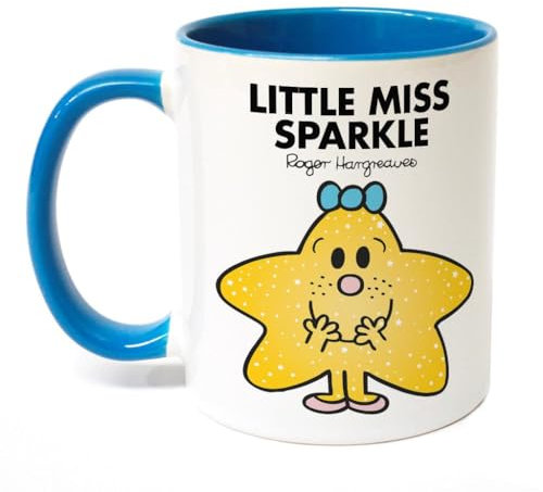 Mr. Men Little Miss Sparkle Large Porcelain Colour Handle Mug Little Miss