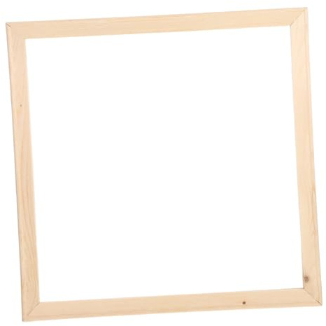 Homoyoyo Massivholz Leinwandkeilrahmen 40x40cm Abnehmbar Glatte Kanten Naturholzrahmen Für Ölgemälde Poster Und Digitale Kunst Selbstgemacht Rahmen Für Zuhause Und Ausstellung