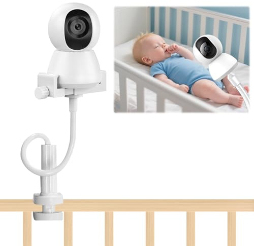 Support Babyphone Universel, Support Flexible pour Caméra de Bébé Support de Moniteur/Babyphone Clip Universal pour Bebe, Support de Serrage Sécurité