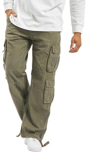 Brandit Pure Vintage Pants, Farbe: Olive, Größe: 6XL