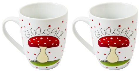 Boltze 2 Stück Kaffee-Becher Porzellan