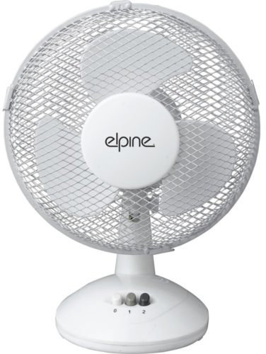 BARGAINS-GALORE 9 Pedestal Oscillating Desk Stand Fan - Mini Fans, Electric Tower Free Standing | Home Office Cooling Cooler Household Appliance, 9 Inch, Strong Durable