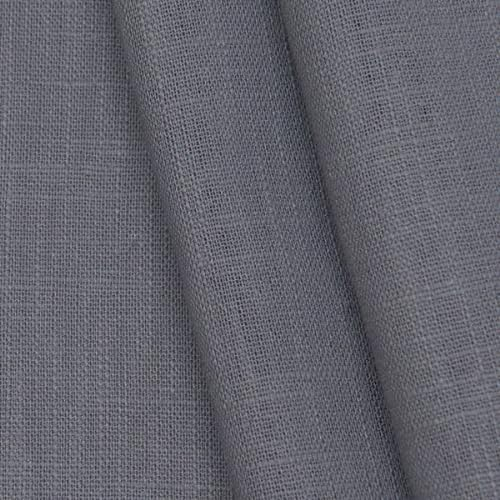 Stoff Kontor STOFFKONTOR 100% Leinenstoff - edler Naturstoff - vorgewaschen - Meterware, mittel-grau - zum Nähen von Kleidern, Röcken, Trachtenmode