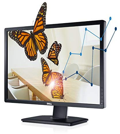 Dell UltraSharp U2412M Moniteur LED 24 (61 cm) DVI, VGA USB 2.0 1920 x 1200 Noir 8ms (Reconditionné)