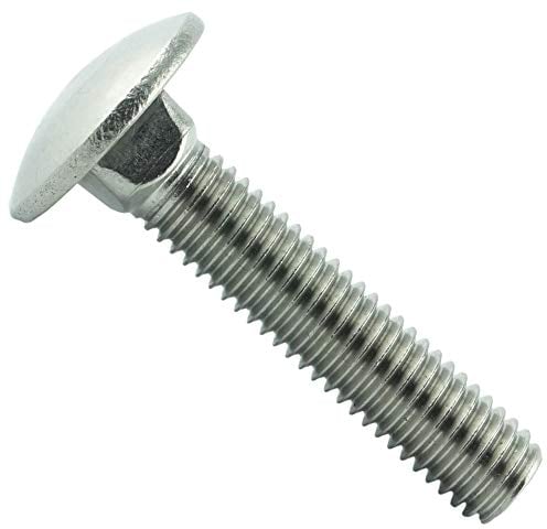 Eisenwaren2000 | Flachrundschrauben mit Vierkantansatz M8 x 30 mm (20 Stück) - Schlossschrauben DIN 603 - ISO 8677 Flachrundkopf Schrauben - Gewindeschrauben - Vollgewinde - Edelstahl A2 - rostfrei