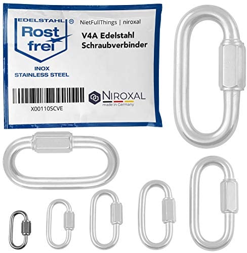 Connettori a Vite V4A Acciaio Inox – Uso Marino e Nautica – Alta Resistenza alla Corrosione – Set Multipli