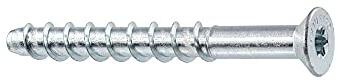 Concrete Screws 10.0 x 90 mm Pack of 50 Carbon Steel Countersunk Head TX 50