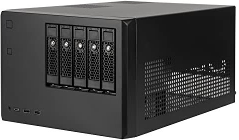 SilverStone Technology CS351 5-Bay SAS-12G / SATA-6G chassis NAS ad alte prestazioni sostituibile a caldo CS351B