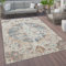 Paco Home Outdoor Teppich Wetterfest Wohnzimmre Balkon Küche Schlafzimmer Orient Muster Vintage Modern Beige Blau Creme, Grösse:140x200 cm