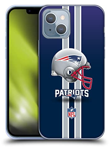 Head Case Designs Offizielle NFL Helm New England Patriots Logo Gel Handyhülle Hülle [Militärischer Schutzgrad] Kompatibel mit Apple iPhone 14