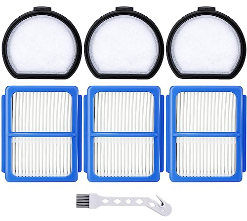 Artraise QX9 Filter Staubsauger für AEG QX9 Animal ASKQX9 QX9-1-50IB QX9-1-ANIM QX9-1-ULT Ersatzteile Zubehör Ersatzfilter, 3 Vormotorfilter und 3 Hygienefilter Ersatz für AEG AEF167 Filterset